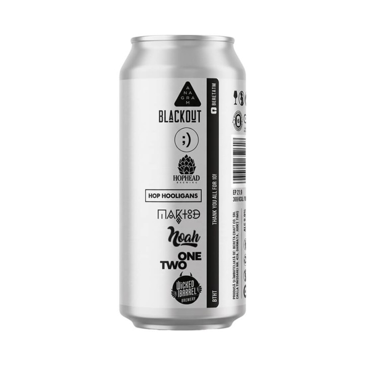 Bere artizanală Bereta x Blackout x Anagram x Hophead x Hop Hooligans x Maktoob x Noah x OneTwo x Wicked Barrel x Ironic - TEN