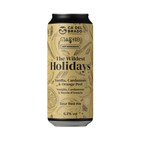 Bere craft Ca' del Brado x Hop Hooligans x Maktoob Brewing - The Wildest Holydays: Vanilla, Cardamom & Orange Peel