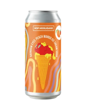 Ohana♡　ジーベン90缶 Rainbow Eyes: Peach Mango - Hop Hooligans | Sour