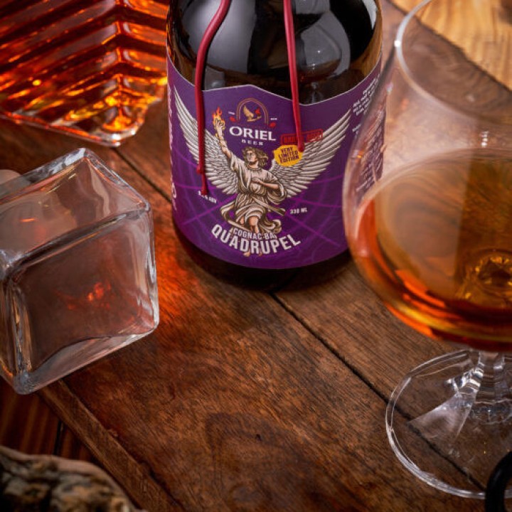 Bere artizanală Oriel Beer - Quadrupel: Cognac BA