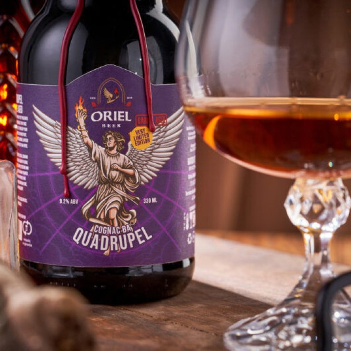 Bere artizanală Oriel Beer - Quadrupel: Cognac BA